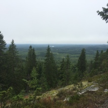 The view from the highest point in Finland